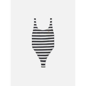 Frame x Ritz Paris New Stripe Swimsuit White Multi Medium